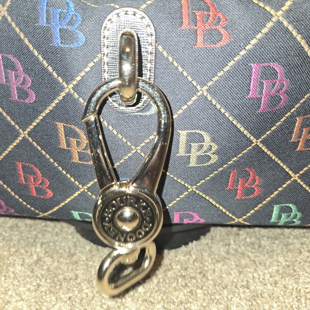 Dooney & Bourke Rainbow Canvas Shoulder Bag - Picture 4 of 14